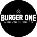 Burger One Black & White Logo